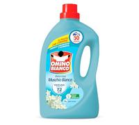 Omino Bianco - Detersivo Lavatrice Liquido, 50 Lavaggi, Rispetta Colori e Tessuti, Fresco Profumo con Essenza di Muschio Bianco, 2000 ml