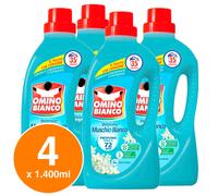 Omino Bianco Detersivo Lavatrice Liquido Concentrato Profumo a Scelta 4 flaconi