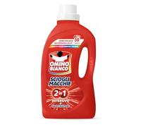Omino Bianco - Detersivo Lavatrice Liquido Scioglimacchie 2in1, 50 Lavaggi, Rimuove Macchie Difficili, Rispetta Bianchi e Colorati, 2000 ml