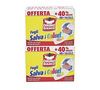 Omino Bianco Fogli Salva Colore, 40 Pz + 16 Omaggio x 2
