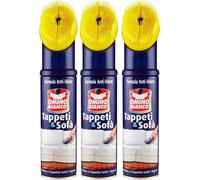 Omino Bianco Pulitore Tessuti per Tappeti e Divani, 3 Flaconi x 300ml