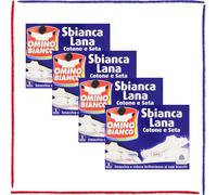 Omino Bianco Sbianca Lana Cotone e Seta Smacchia Bucato Capi Bianchi 4 X 100g