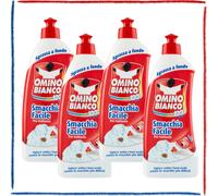 Omino Bianco Smacchia Facile Pre-trattante Bucato Smacchiante Delicato 4x500ml
