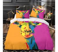 Omino di pan di zenzero copripiumino Set di 3 Pezzi morbida stampa 3D con federa incluso federe cerniera nascosta Design festivo natalizio Set Di Copripiumino for adulti e bambini Double（200x200cm）