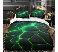 Omino di pan di zenzero copripiumino Set di biancheria da letto 3 pezzi microfibra stampa 3D con cerniera cerniera nascosta Stile festivo natalizio copripiumino for coppie e adulti King（220x240cm）