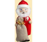 Omino Fumatore Babbo Natale Colorato Hxbxt = 14x6x8cm Nuovo Rauchmann Figura