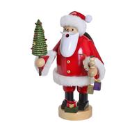Omino Fumatore Babbo Natale Con Albero di (Lxpxa) = 23x23x36cm Nuovo Rauchermann