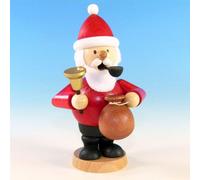 Omino Fumatore Babbo Natale Con Sacchetto Regalo Altezza = 12cm Nuovo