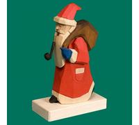 Omino Fumatore Babbo Piccolo Altezza 13cm Nuovo Erzgebirge Incensiere Rauchmann