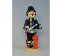 Omino Fumatore il Pompiere 16cm Figura Fumatori Uomo Fumo Erzgebirge Nuovo 26154