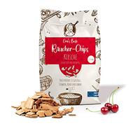 Omi's BESTE© Legno per affumicatura Naturale, Trucioli per Barbecue, Chips per affumicare | ca. 800-850 gr | ciliegio