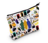 OMITB - Trousse per il trucco con scritta "Only Murders", ispirata a Mabel Oliver Charles Gifts The Arconia Zipper Bag, Fine del Pocast Regno Unito