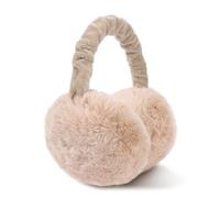 omitium Scaldaorecchie, invernali, pieghevoli, regolabili, in peluche, comodi e morbidi per l'inverno, per l'equitazione, caldi paraorecchie per uomo e donna, Polvere di cammello, 1