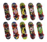 OMJMYY 12 Pezzi Mini Skateboard da Dita Finger Mini Skateboard per Bambini Fingerboard Giocattolo Professionale Skate per Dita per Decorazione o Gadget Compleanno(Modello Casuale)