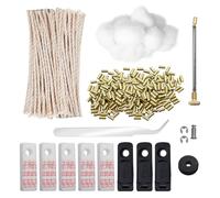 OMJMYY Set di Accessori Universali per Accendino a Benzina, Pacchetto Pezzi di Ricambio per Riparazione Accendino, Incl Pietre Focaie, Cotone Idrofilo, Stoppino, Guarnizione, Feltro