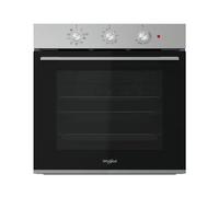 Whirlpool OMK38HU0X 71 L Nero, Acciaio inox