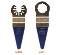 CMT OMM21-X5 Raschietti/Cutter affilati angolari 28mm per tutti i materiali, Attacco universale, 5 pz