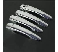 OMNHGD Adesivi Maniglie Delle Portiere Auto Accessori Styling Per N&issan Per X-Trail T32 MK3 2014-2020(Silver no button)