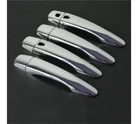 OMNHGD Adesivi Maniglie Delle Portiere Auto Accessori Styling Per N&issan Per X-Trail T32 MK3 2014-2020(Silver 2 buttons)