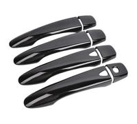 OMNHGD Adesivo Modanatura Maniglia Portiera Esterna Dell'auto Per N&issan Per Qashqai 2016-2019(Smart Black)