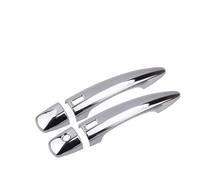 OMNHGD Copri Maniglie Portiere Auto Accessori Per N&issan Per Juke 2021-2023(Silver 2 button)