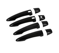 OMNHGD Modanatura Rivestimento Maniglia Portiera Esterna Auto Accessorio Protettivo Per N&issan Per Qashqai 2021-2023(Smart Black)