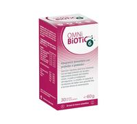 OMNi BiOTiC 6 | Polvere | 60 g | Con 6 Ceppi Probiotici Altamente Attivi | Integratore alimentare con probiotici e prebiotici | Favorisce l’equilibrio della flora intestinale | VEGANO | Senza OGM
