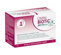 OMNi BiOTiC METAtox | Integratore alimentare con probiotici e cromo | Intestino e metabolismo in equilibrio | Polvere | Vegano | Senza lattosio | Senza OGM | Senza Glutine | 30 Bustine da 3 g