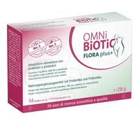 Omni Biotic Omni Biotic Flora Plus+ 14 Bustine - Integratore Per L'Equilibrio Della Flora Intestinale