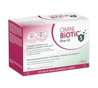 OMNi BiOTiC Pro-Vi 5 | Polvere | 5 ceppi probiotici selezionati + Vitamina D per il tuo sistema immunitario | VEGANO | Senza OGM | 30 bustine da 2g