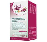 OMNi BiOTiC SR-9 Kids | 28 Stick orosolubili da 1,2 g |Con 9 Ceppi Probiotici | Si scioglie in bocca, senza acqua | VEGANO | Senza Glutine | Senza Lattosio