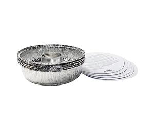 Omnia - Set di 5 stampi in alluminio con coperchi