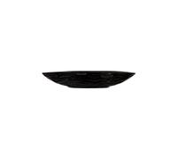 Omniacasa Centrotavola Centro Ceramica 40L Nero Lucido Ovale Design Moderno