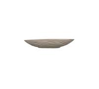 Omniacasa Centrotavola Centro Ceramica 40L Tortora Lucido Ovale Design Moderno