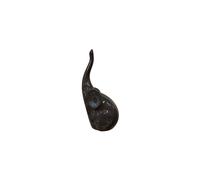 Omniacasa Statuetta Elefante 37cm Ceramica Grigia Stile Moderno Minimal