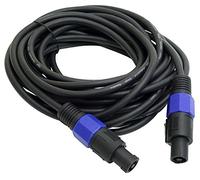 OmniaLaser OL-SPK12 Cavo per Casse da 5.8 mm, Altoparlante DJ PA per Applicazioni Professionali con Connettori Speakon, Sistema Super Noise Free, 12 Metri