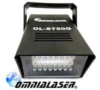 OmniaLaser OL-ST50G Effetto Luce Strobo Lampada Stroboscopica LED, Verde