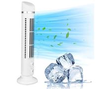 Omnibreeze Ventilatore a Torre, Ventilatore a Torre Senza Lama, Ventilatore da Scrivania, Ventilatore da Scrivania USB Portatile Oscillante a 90 Gradi Silenzioso con Luce per