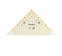 Omnigrid Right Triangle Ruler Prym-Triangolo rapido con Scala in Pollici per Quadrati da 1/2 Fino a 6", Acrilico