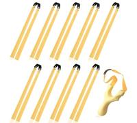 Omnikryp 10 Pezzi Elastici per Fionda, Fionda Professionale da Caccia, Elevata Elasticità Catapulta Bande in Gomma, Resistenti Elastico Fiondas, per la Caccia con la Fiondas All'aperto