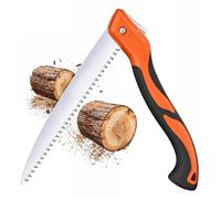 Omnikryp Seghetto Potatura, Seghe Pieghevole con 265 mm Lama in Acciaio SK5, Segaccio con Manico Antiscivolo con Denti a Taglienti, Sega a Mano per Giardino, Campeggio, Tree Trimming, Caccia e Altro