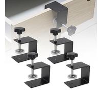 Omninmo Clip di fissaggio per cassetti, 4 pezzi, morsetto per installazione del pannello frontale del cassetto, morsetti per armadietti, morsetti a C per cassetti per tavoli da lavorazione del legno,