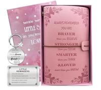 OMNIQI Regali ispiratori per ragazze, regalo segreto di Babbo Natale personalizzato per amiche, set regalo motivazionale rosa per donne, regalo di Natale, laurea, compleanno per figlia, migliore amica