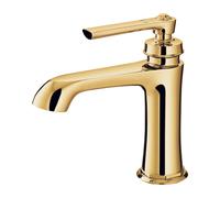 Omnires Armance rubinetto per lavabo verticale oro AM5210GL