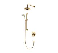 Omnires Armance set doccia da incasso con soffione oro SYSAM20GL