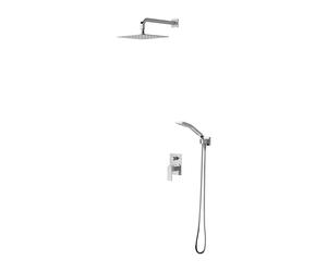 Omnires Baretti set doccia da incasso con soffione cromo SYSBA10XCR