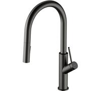 Omnires Bend rubinetto da cucina verticale grafite/grigio BE6455GR