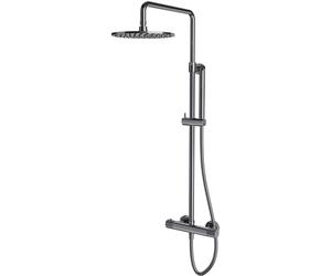 Omnires Contour set doccia a parete con termostato cromo CT8044CR