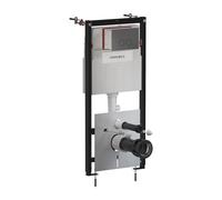 Omnires Eco Flush Set modulo di installazione con placca di comando per vaso sospeso STFWCECO1R45-RAT