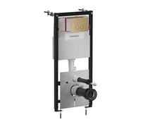 Omnires Eco Flush Set modulo di installazione con placca di comando per vaso sospeso STFWCECO1R45-RBR
